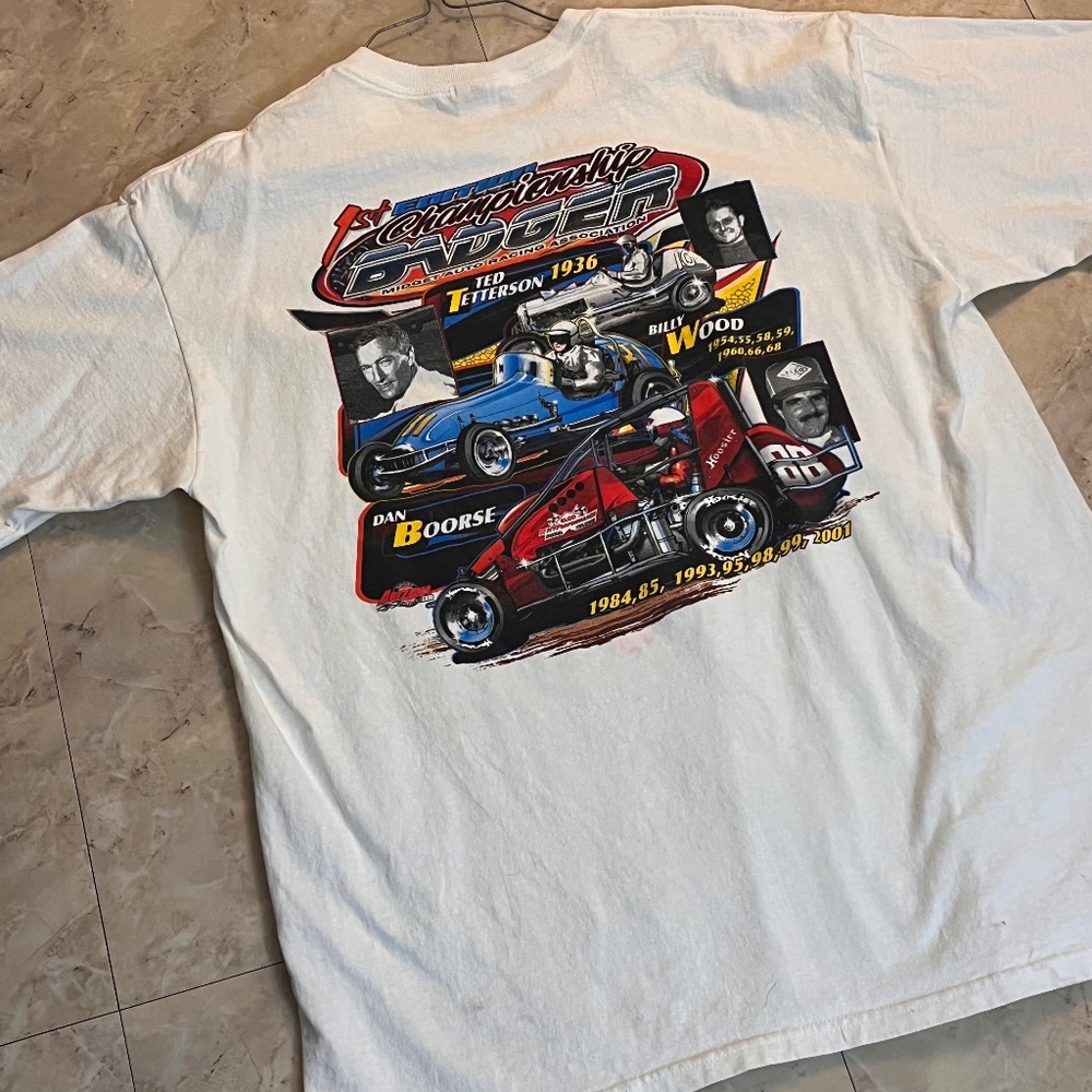 2006 Badger Racing Championship T-shirt XL Ted Tetterson Midget Racing